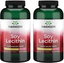 Swanson Premium Brand Soy Lecithin Non- GMO 1,2 g 180 Sgels 2 Balenie