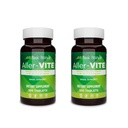 Basic Brands Aller-Vite - Natural Allergy Relief Tablets - Homeopatická Sinus & Nasal Podpora s Bioflavonoidy, Vitamíny A, B2, B5, C, E & Calcium - 100 Vegan Tablets - 2-Pack