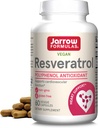 Jarrow Formules® Resveratrol 100 mg, Dietary Supplement, Antioxidant Podpora kardiovaskulárnych funkcií, 60 Veggie Kapsule, 60 Day Supply