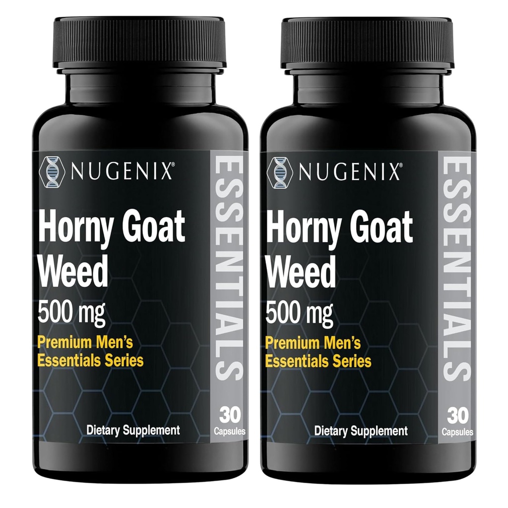 Nugenix Essentials Horny caps Weed Extract - Epimedium Extract - 60 Kapsule