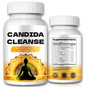 Candida Cleanse - Gut & Colon Support, Advanced Formula - Oregano Leaf, Wormwood, Black Walnut, Kyselina kaprylová
