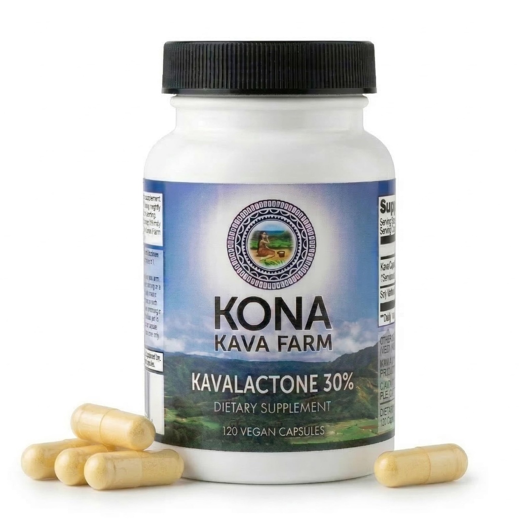 30% Kavalaktón Kava extrakt kapsuly (120 kapsúl)