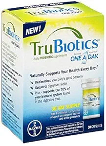 TruBiotics Daily Probiotic, 30 Kapsule - Gluten Free, Soy Free Digestive + Immune Health Suplement for Men and Women (Pack of 6)