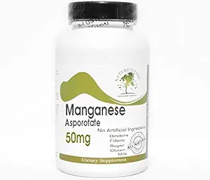 Mangán Asporotate 50mg ~ 200 Kapsule - Žiadne doplnkové látky ~ Prírodné doplnky