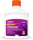 Amazon Basic Care ClearLax, Laxative Powder for Gentle Cescase Relief, Softens Stool, Polyetylén Glycol 3350, Orange Flavor, 1,68 libra (Pack of 1)