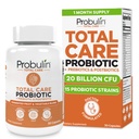 Probiotiká Probiotiká Probulín Total Care Supplement, Daily Gut, Digestive, and Immune Health Probiotiká Kapsule pre mužov a ženy, 20 miliárd CFU, Vegan, 30 gróf fľašu
