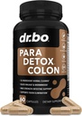 Colon Cleanse Pills Body Detox - Intestinálna garda Čistič pre Žalúdok - Prírodná hmotnosť Flush Čistič Supplement Complex, Ženy Muži Deti, Bylinné Wormwood Black Walnut Clove - Gut Loss Health Kapsule