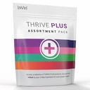 Le-Vel Thrive Plus Assortment Pack Nutritional Supplement Samplér, 30 Liquid, Gummy, Kúsky kapsúl, 30 Účesy, Pohodlné Wellness Odroda