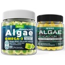 Riasy Omega 3 Gummies + Marine Algae Calcium Gummies Bundle