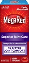 Omega-3 Krill Oil a Joint Supplement - Megared Joint Care 60 softgels - EPA/DHA mastné kyseliny, Antioxidanty, Kyselina hyalurónová, Žiadna rybacia pachuť ako s rybím olejom