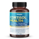 Cortisol Health Supplement with Magnézium, Ashwagandha, Lion