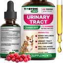 Cat & Pes Natural UTI Medicine & Urinary Tract Infiction Liečba s brusnicou - Obličky + Bladder Suplement - Najlepšia prevencia pre inkontinenciu moču a močového mechúra kamene - Pet Renal Health