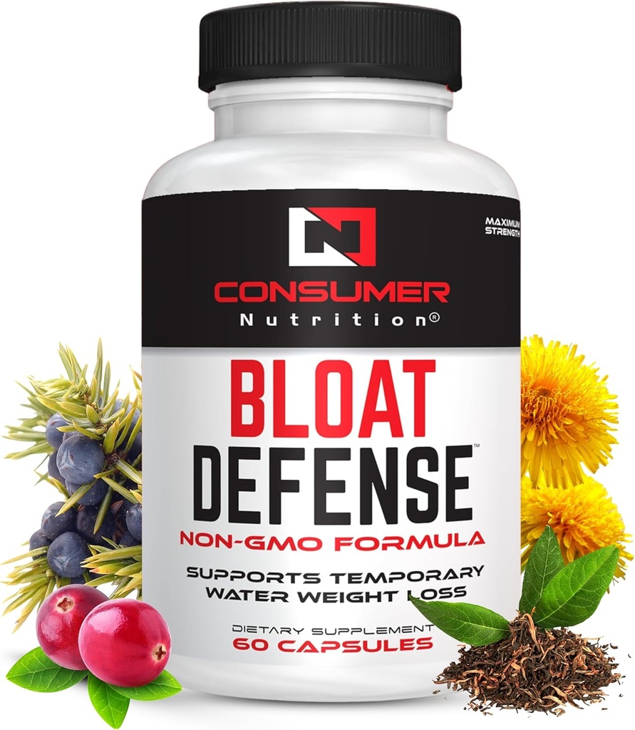Diurické pilulky s vodou Flush Maximálna sila - Zadržiavanie vody a voda preč pilulky pre ženy a mužov s Apple Cider Ocogar, a púpava Leaf od Bloating 60 Kapsule