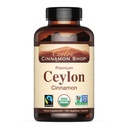 Ceylon škorica Shop Organic Ceylon škorica (100% Certified) Supplement, 180 Kapsule, 3 mesiace dodávky
