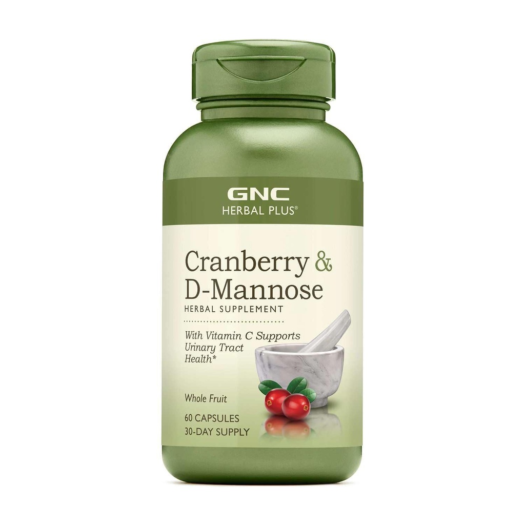 GNC Herbal Plus Cranberry D- Mannose, 60 kapsúl