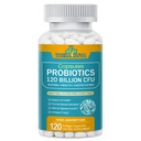 Probiotiká 120 miliárd CFU-36 Kmene + Organické Prebiotiká + Prírodné celé jedlo doplnok pre Ultimate Gut Zdravie Podpora- 120 Softgels, 60 Day Supply