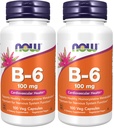 Teraz doplnky, vitamín B-6 (Pyridoxín HCl) 100 mg, Kardiovaskulárne zdravie*, 100 Veg Kapsule (dávka 2)