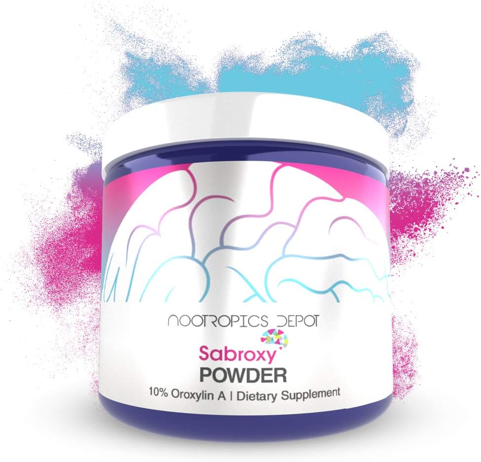 Nootropics Depot Sabroxy® Oroxylin-A Powder | 30 Grams | Minimum 10% Oroxylin-A | Oroxylum indicum | May Help Promote Focus & Motivation | May Help Promote Cognitive Function