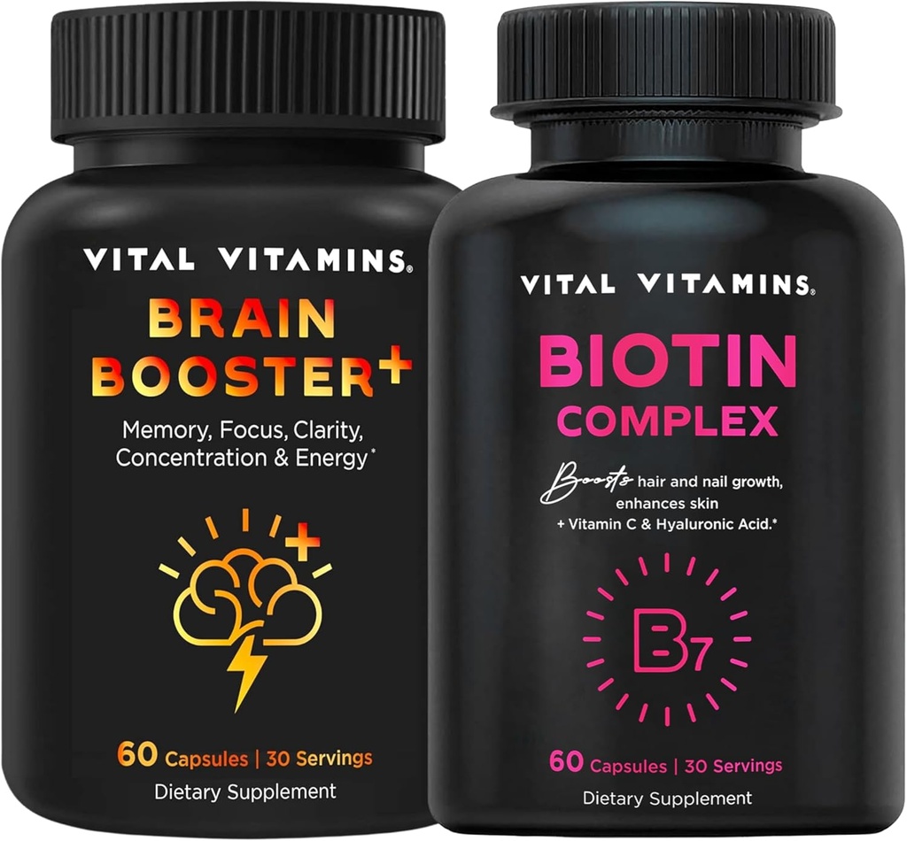 Vital Vitamíny Mozog Booster Plus + Biotin Complex Kapsule