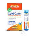 Boiron ColdCalm On The Go Cold Relief for Snipping, Runny Nose, Nasal Congestion, and Sore Throat - 2 gróf (160 Pellets)