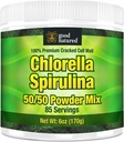 Dobrý Natured Premium Chlórella Spirulina Powder 85 Slúži 