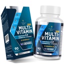 Muži Multivitamíny 50 Plus - denný multivitamín pre mužov s fermentovanými bylinnými extraktmi & 43 vitamínov a minerálov - muži Vitamíny podporujú pamäť a mozog, energiu, zdravie kostí