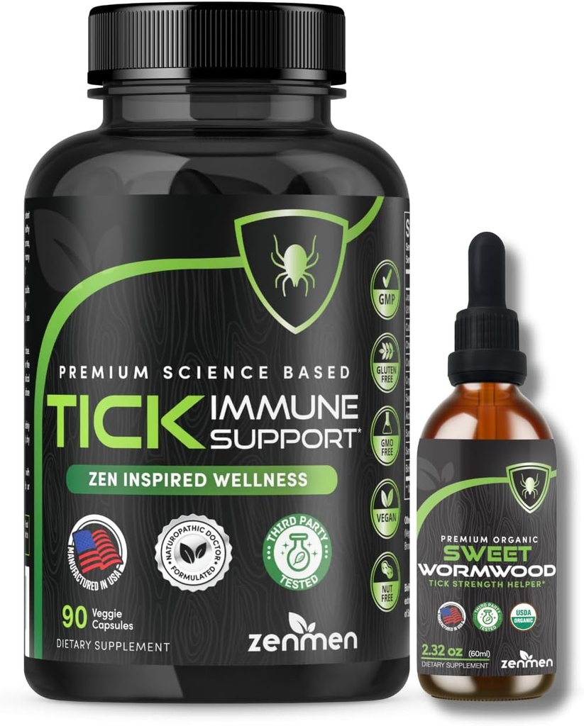 Zenmen Immune Support Bundle: Tick Immune Support a Sweet Wormwood Tincture