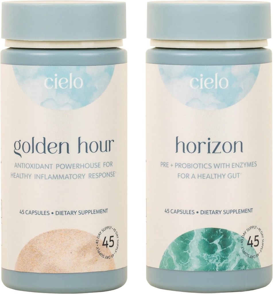 Cielo Golden Hour & Horizon Bundle - Probiotiká a antioxidanty (45 dní dodávky)
