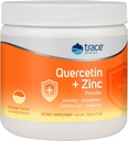 Stopové minerály Quercetin Plus zinkový prášok - Antioxidant doplnok pre imunitnú podporu - Minerálne doplnkové pomôcky Kardiovaskulárne zdravie - zahŕňa vitamín C & Ionic - pomarančová smotana, 120g (30 porcií)