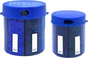 Monster Supplement Mediciation Pill Dispenser with Compartment Labels - Extra Large Pill Kontajnerová fľaša Rukoväte Takmer akýkoľvek doplnok - Ľahko sa dispense (Monster Blue & Monster Jr. Blue)