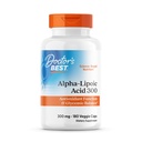 Najlepšia kyselina alfa-lipoová 300, podporuje antioxidačnú funkciu a glycemické bilancie, non-GMO, bez lepku, Vegan, bez sóje, 300 mg, 180 Veggie Caps