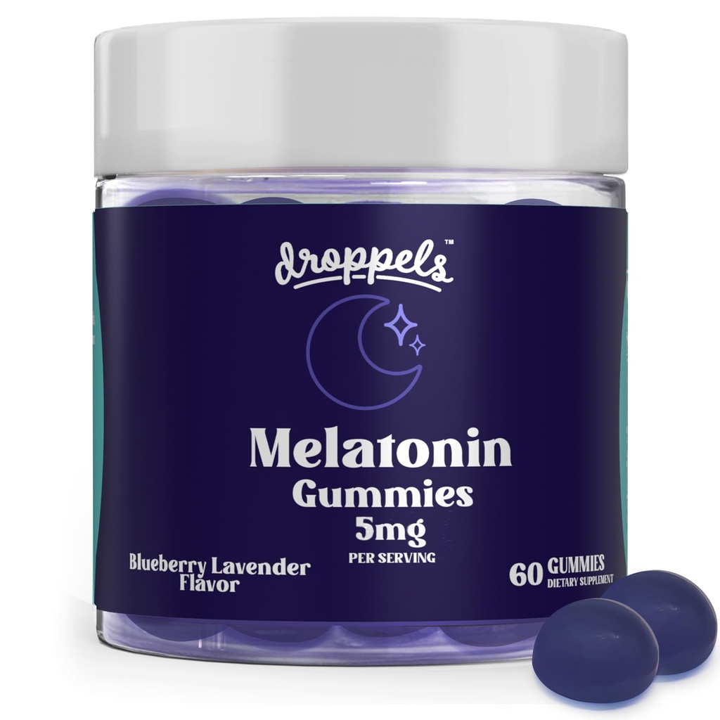 Droppels Melatonin Gummies, 5mg 
