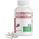 Bronson Resveratrol 500 Complex Štandardizovaný Trans- Resveratrol + Hroznový extrakt zo semien a červeného vína, 60 kapsúl