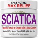 Schias Nerve krém - maximálna sila Komfort krém pre nohy, ruky, nohy, prsty, späť - prírodné Ultra sila Arnica, MSM, Menthol, upokojujúce Comfort, 2 Oz