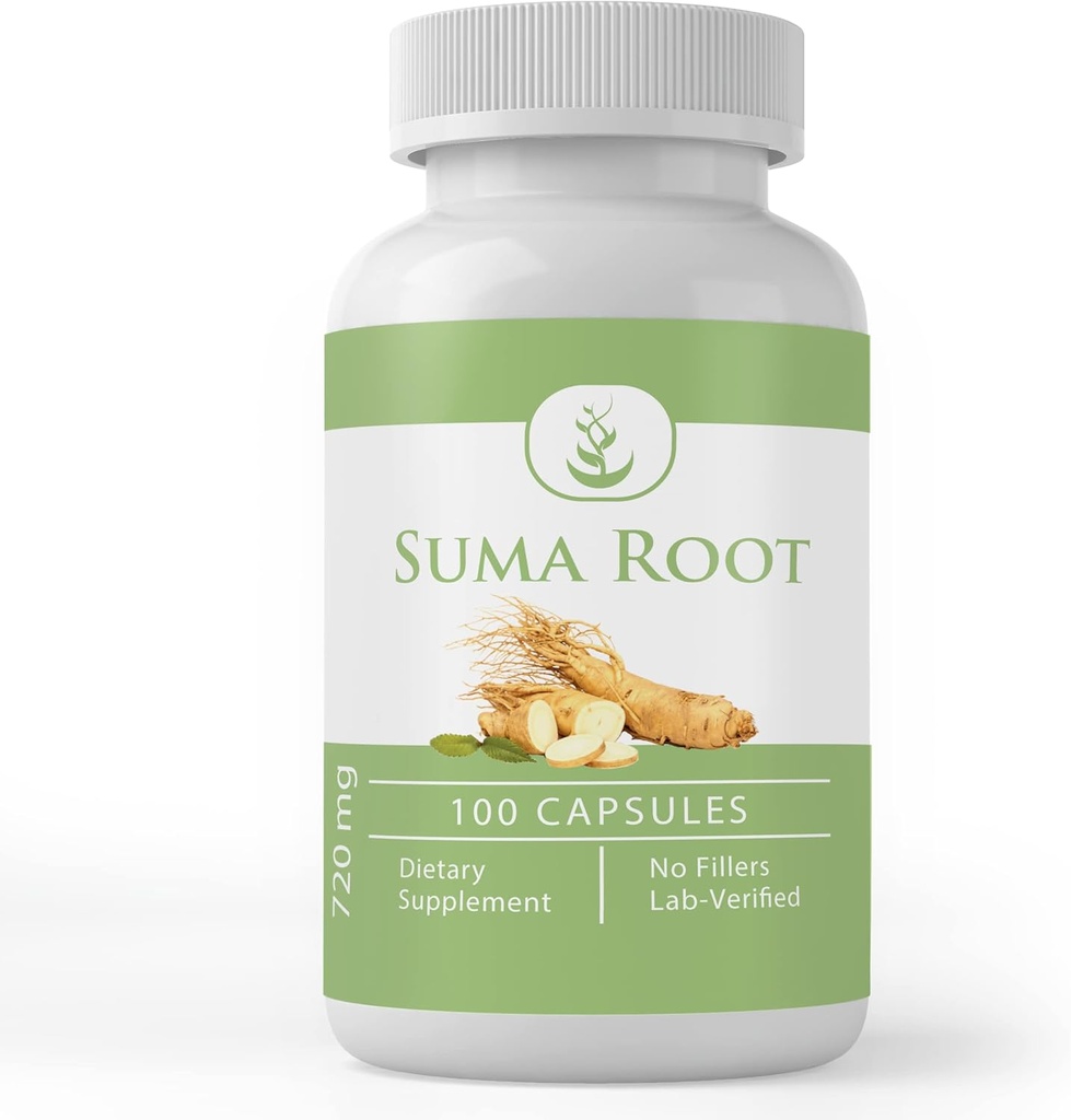 Pure Original Ingredients Suma Root, (100 Kapsule) Always Pure, No Aditives or Fillers, Lab Overified