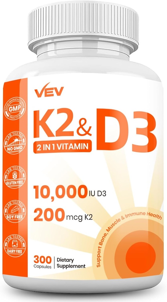 VEV vitamín D3 K2 