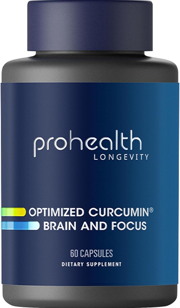 ProHealth Optimalizovaný Curcumin Mozog a zameranie (60 kapsúl)