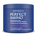 TeloHealth PerfectAmino Powder - BCAA a EAA Powder pre pred a po tréningu - Aminokyselinový nápoj pre mužov a ženy na podporu chudého svalstva a zotavenie - zmiešané Berry - 30 Slúži
