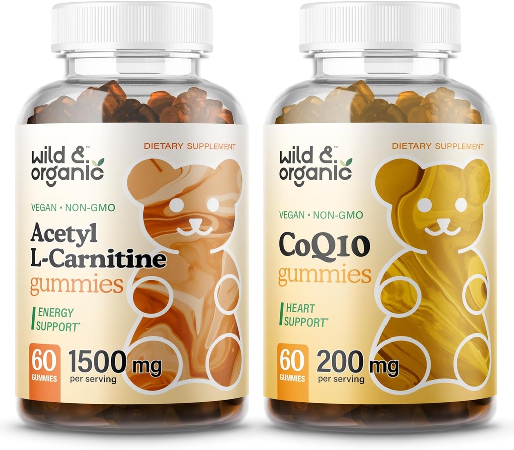 Wild & Organic L-karnitín Gummy & CoQ10 Gummy 60 Počet