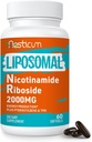 2000 MG Lipozomal Nikotínamid Riboside Supplement with TMG & Pterostilbene, Superior to Niacínamide for Energy, Imunity, Age Resistance, 60 Softgels