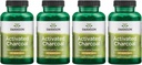 Swanson Activated Charcoal - Natural Supplement Supporting Healthy Absorption - Helps w/Bloating & Maintaining Bowel Regularity - (120 Capsules, 520mg per Serving) 4 Pack