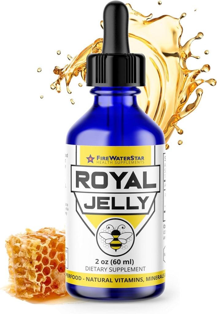 FWS Royal Jelly Bee Powered Superfood, Prírodné vitamíny, Minerály, Antioxidanty, Organické, potraviny cisárov, Nutrient-Rich Supplement, Non-GMO, podporuje dobre Being a zdravie kože