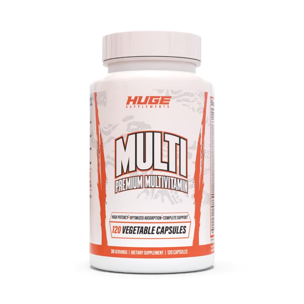 Obrovské multi, Multivitamín pre mužov, High-Performance All-in-One Formula pre športovcov a kulturistiku, Vitamín a minerály reflexie, podporuje imunitný systém a zdravé hladiny hormónov (120 kapsuly)