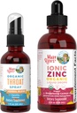 MaryRuth Organics Throat Spray (Vanilla) & Zinkové kvapky (Jahodová citrónová)