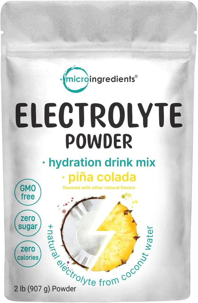 Micro Ingrediencie Hydration Electrolyte Powder, 2 lb (139 Servings) 