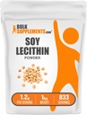 BulkSupplementments.com Soy Lecithin Powder - Lecithin Supplement, Nutritional Supplement, Food Grade - Gluten Free, 1,2 g per Serving, 1 kg (2,2 libry) (Pack of 1)