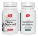 Zen Haus Iodine a Immune Bundle - 12,5 mg Iodine Complex s Immune and Respiration Support Formule