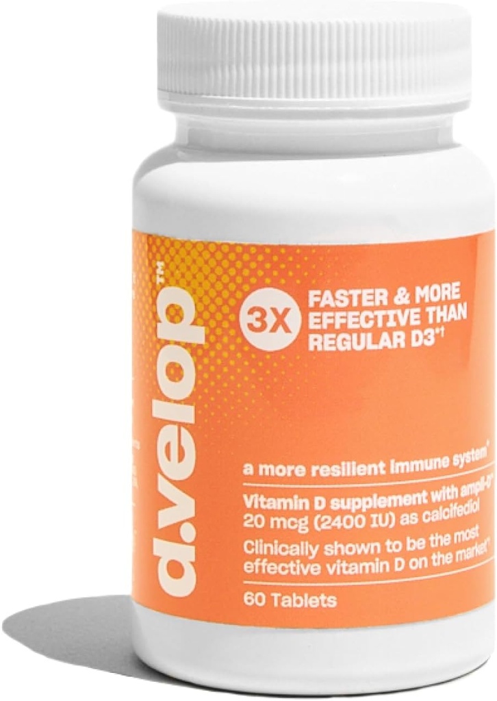 d.Velop vitamín D doplnky 2400 IU, 20 μg 