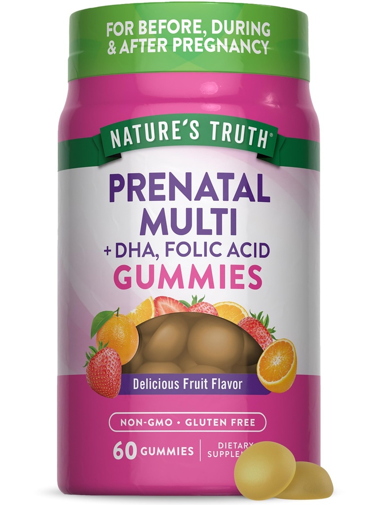 Príroda Pravda prenatálne multivitamínové Gummies 
