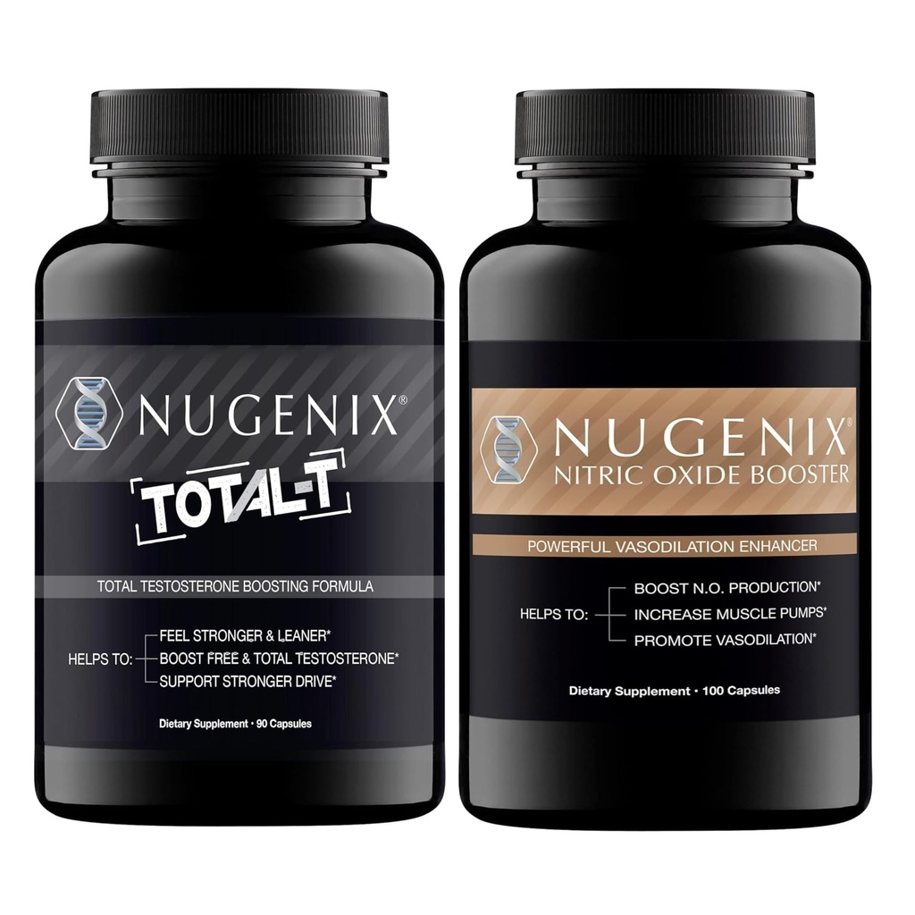 Nugenix Posilňovač oxidu dusnatého a testosterónový posilňovač spolu pre mužov